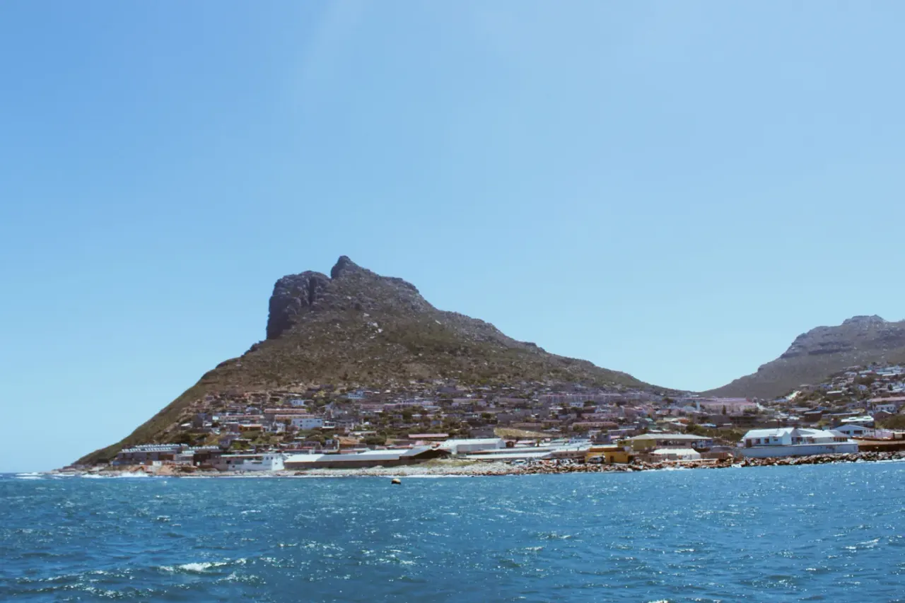 Coastline and mountains around Cape Town, South Africa